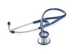 Stetofonendoscopio in acciaio inox satinato – Doppia testa ruotante, Cardiologico