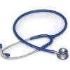 Stetofonendoscopio in acciaio inox satinato – Doppia testa ruotante – Pediatrico